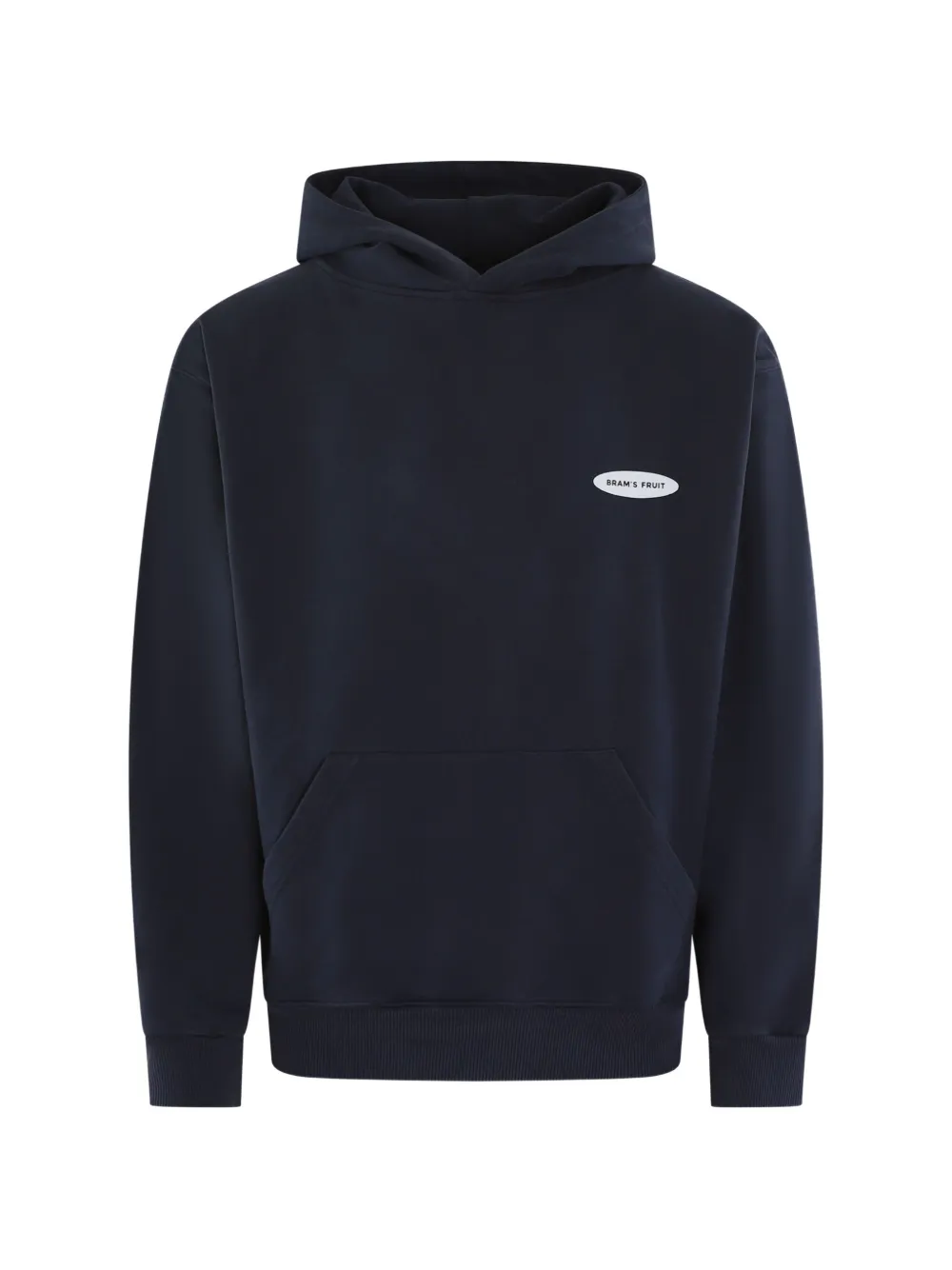 Bram’s Fruit slogan-print pouch-pocket hoodie - Blu