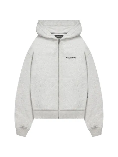 RETERNITY Creative Dept zip-up hoodie