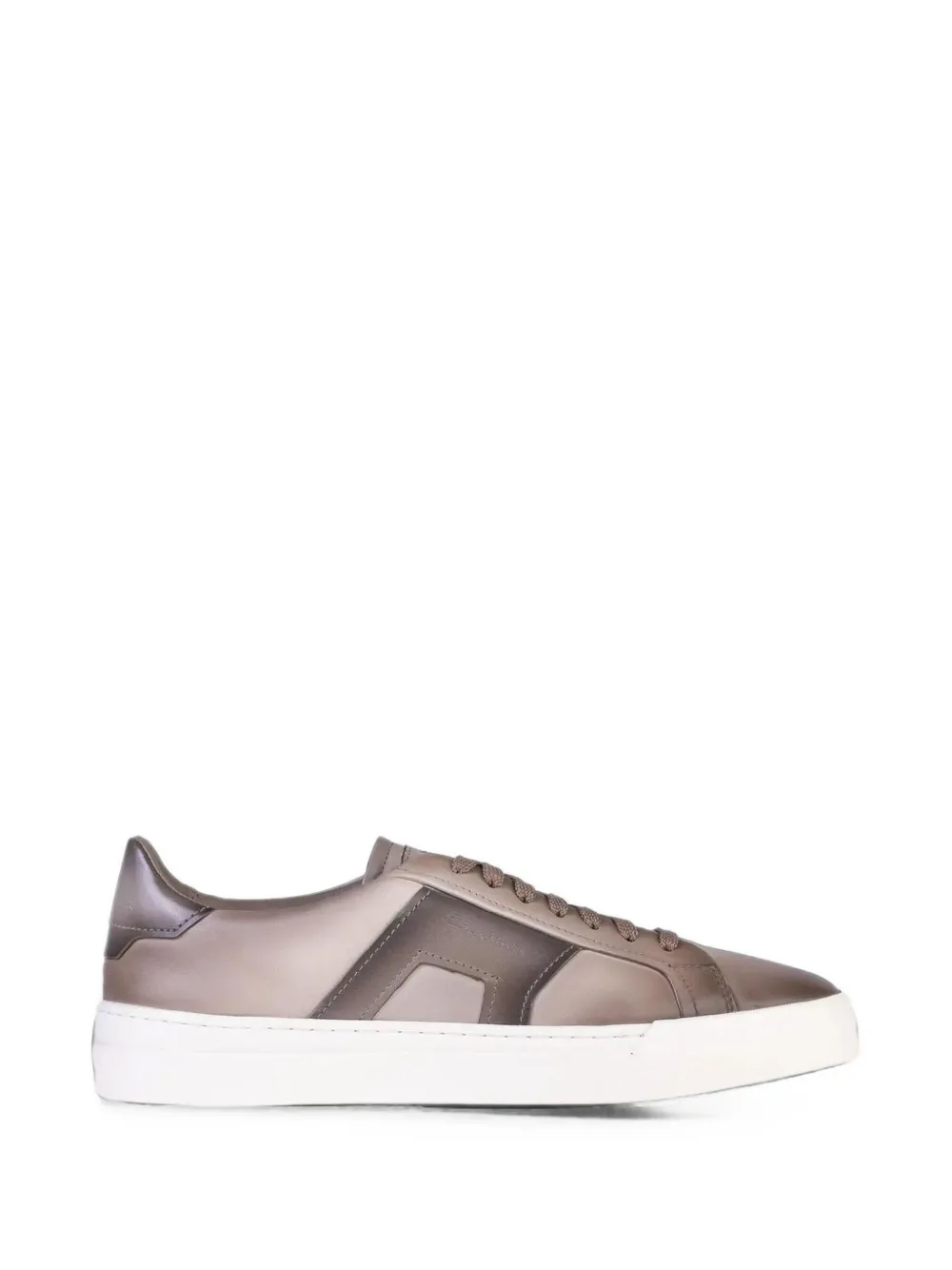 Santoni gradient-effect leather sneakers
