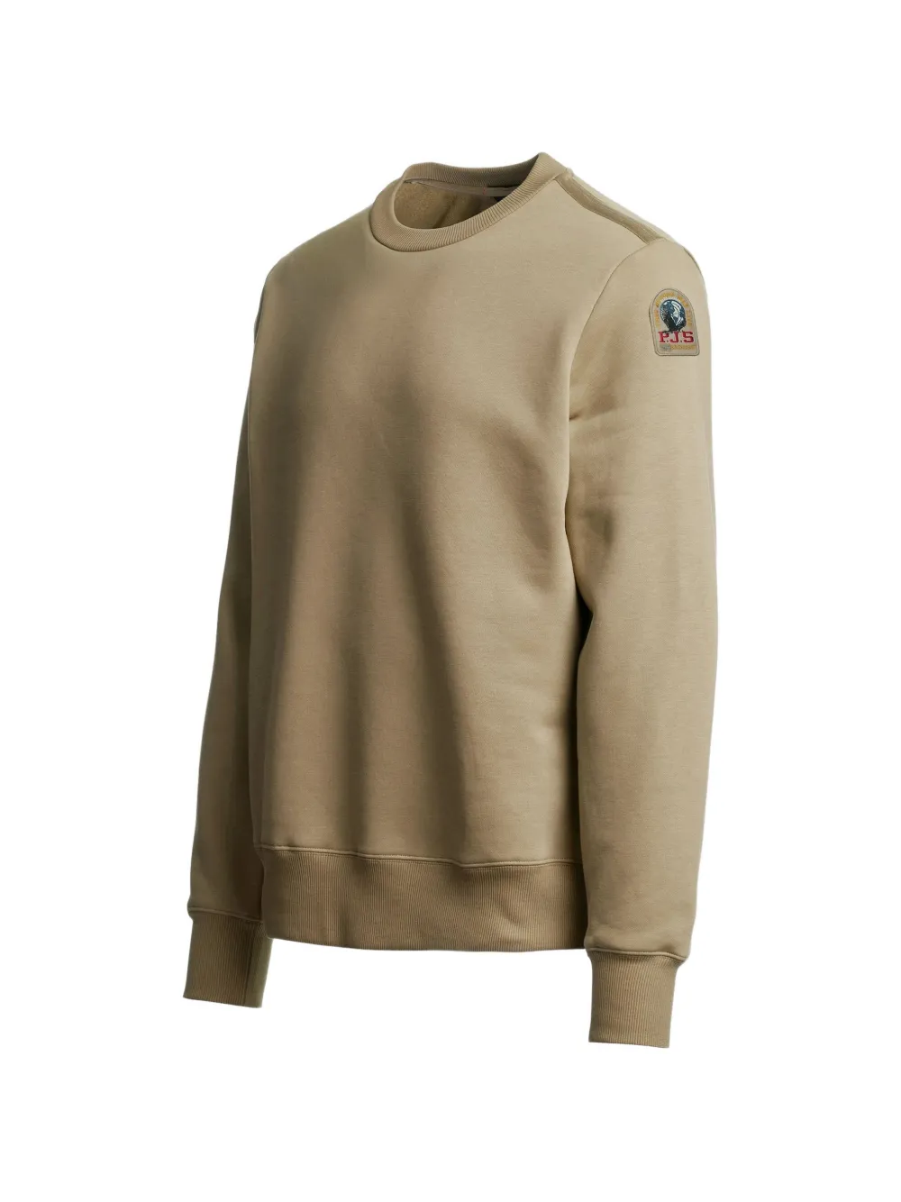 Parajumpers logo-patch crew-neck sweatshirt Beige