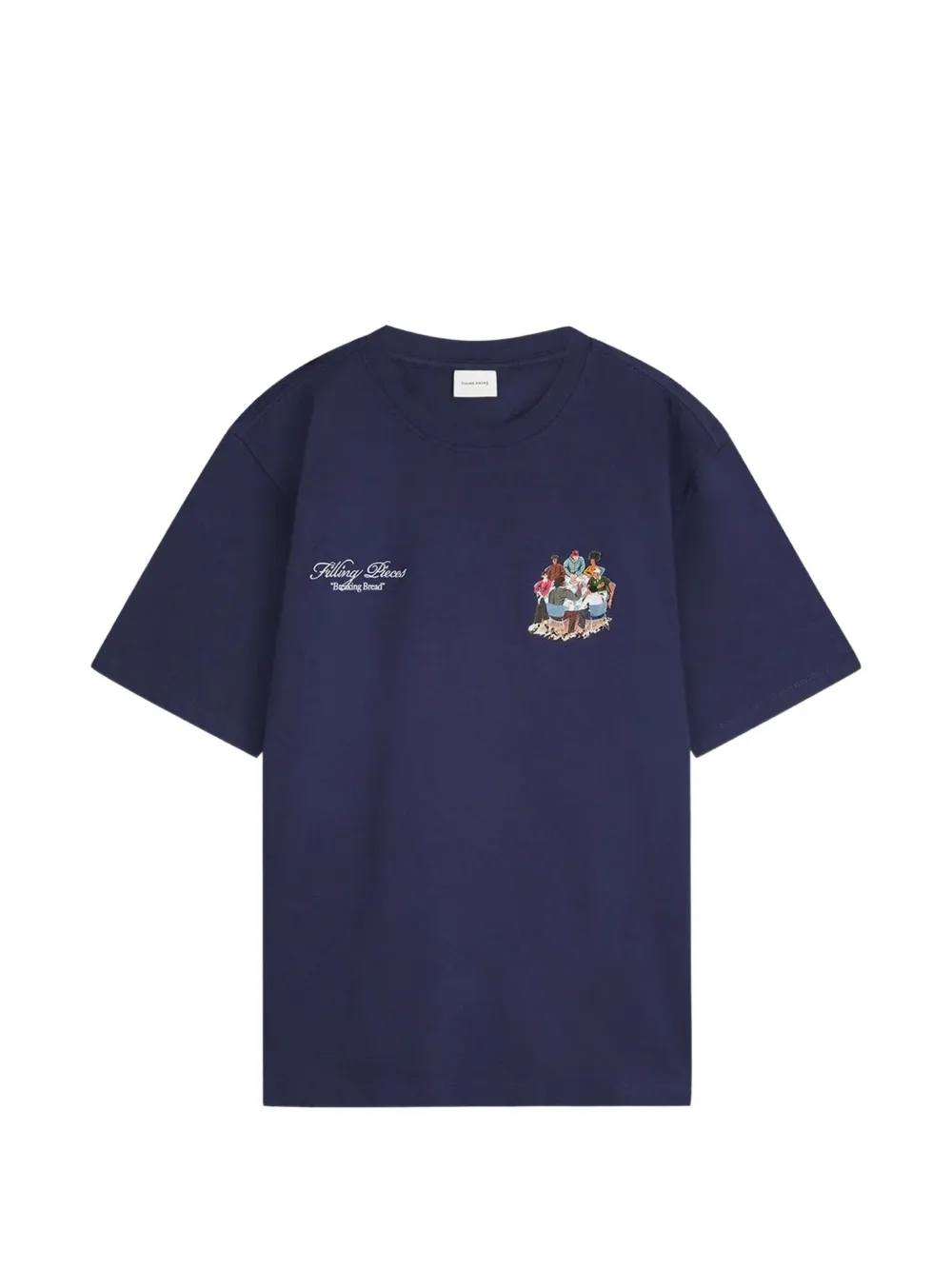 Filling Pieces graphic-print T-shirt - Bleu