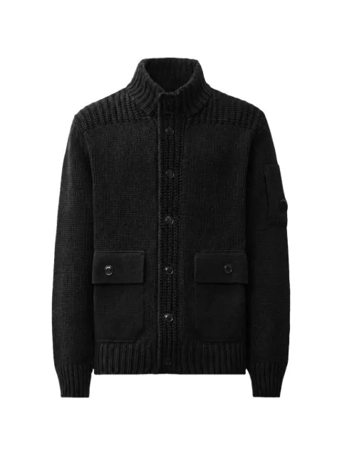 C.P. Company lambswool lens button sweater