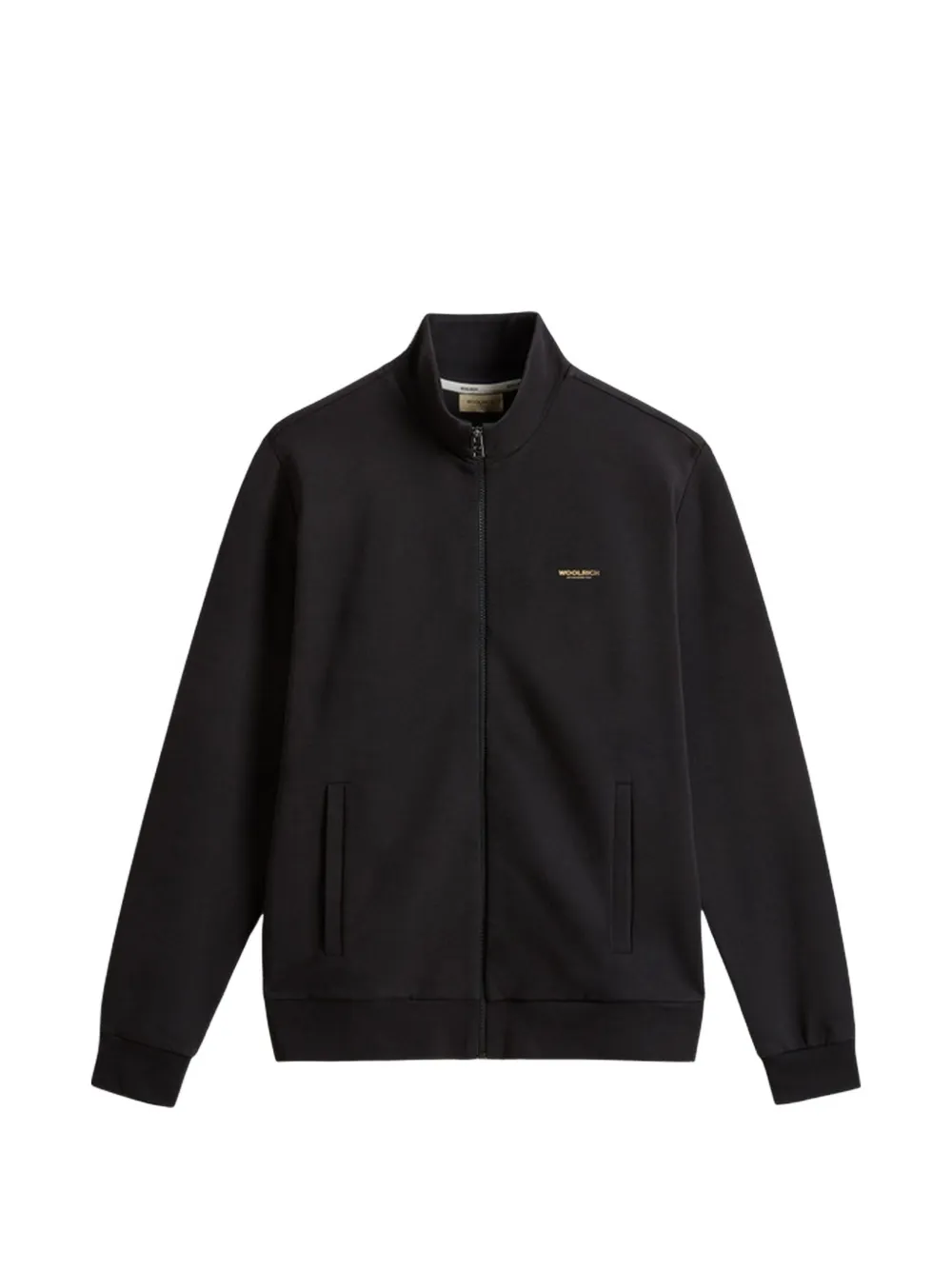 Woolrich logo-print zip-up sweater - Noir Woolrich logo-print zip-up sweater - Noir