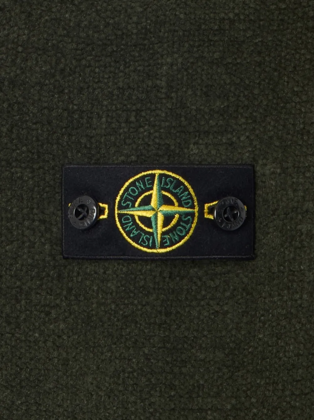 Stone Island Junior Trui met logopatch Groen