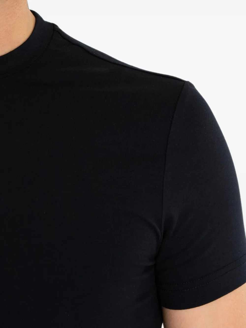 Emporio Armani T-shirt met ronde hals Blauw