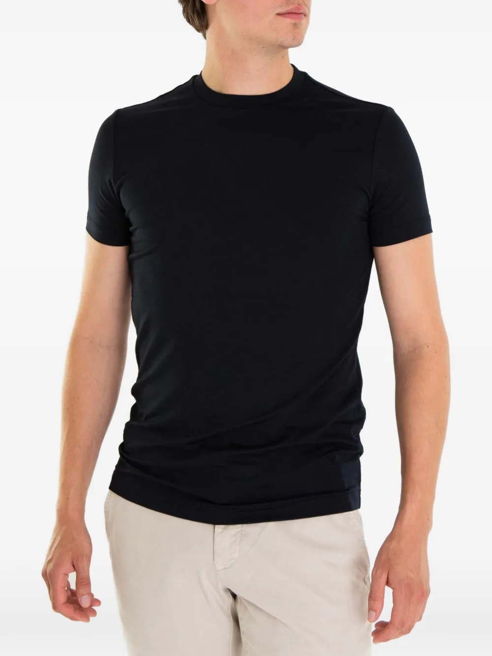 Emporio Armani T-shirt met ronde hals Blauw