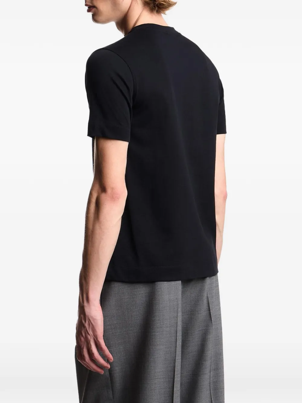 Emporio Armani T-shirt met logopatch Blauw