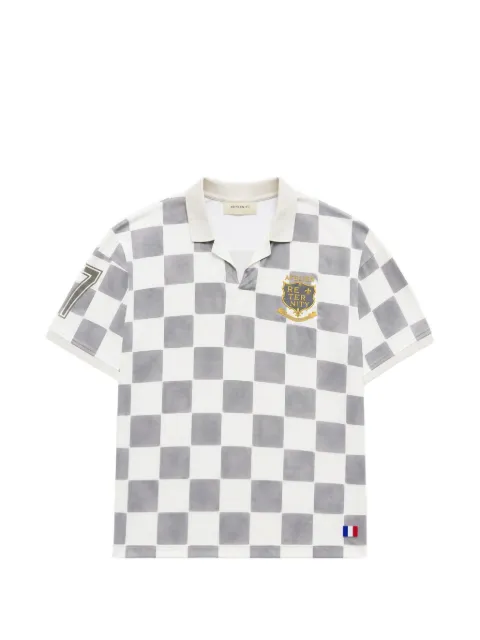 RETERNITY L'Atelier De La Rue checkered T-shirt