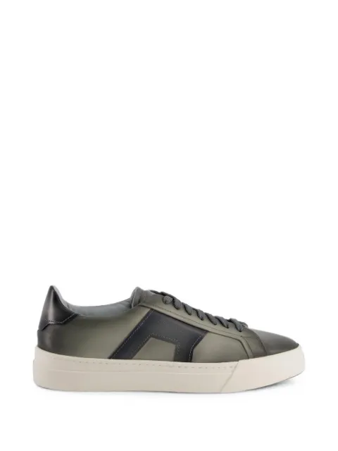 Santoni logo-patch sneakers