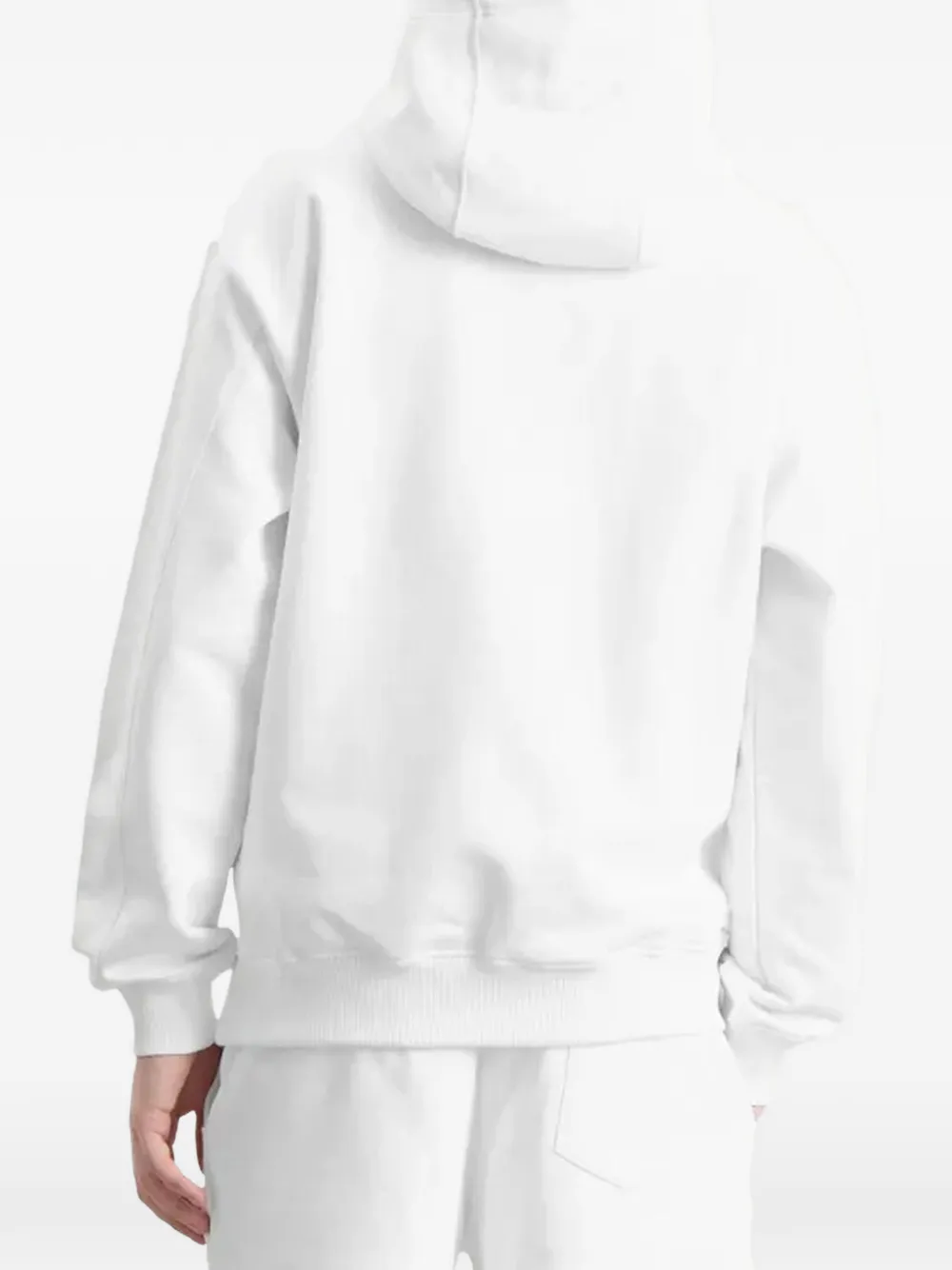Casablanca Tennis Club logo-print hoodie Wit