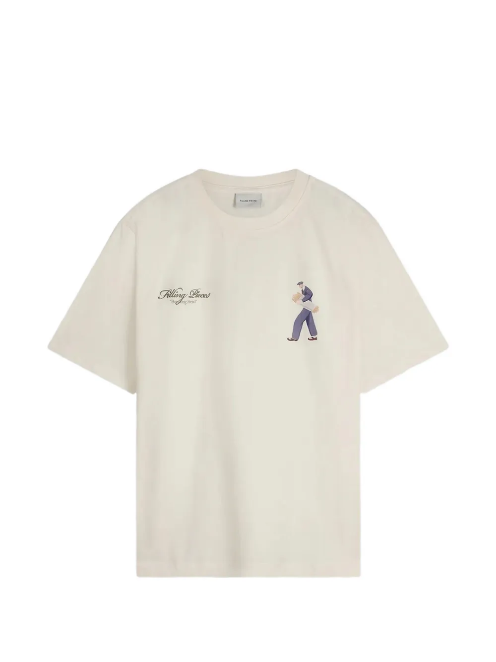 Filling Pieces graphic-print T-shirt - Tons neutres
