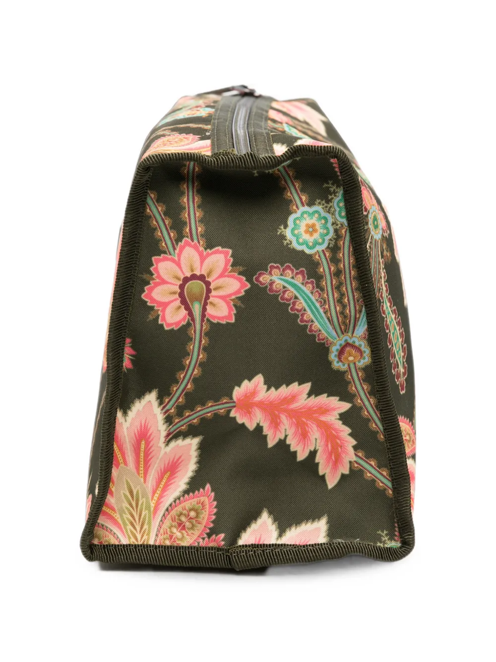 ETRO Make-up tas met bloemenprint Groen