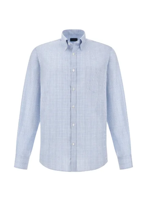 Paul & Shark Prince of Wales cotton shirt