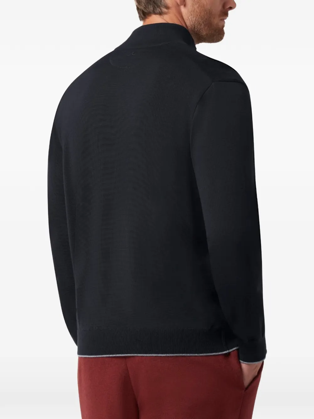 Paul & Shark Trui met halve rits Blauw