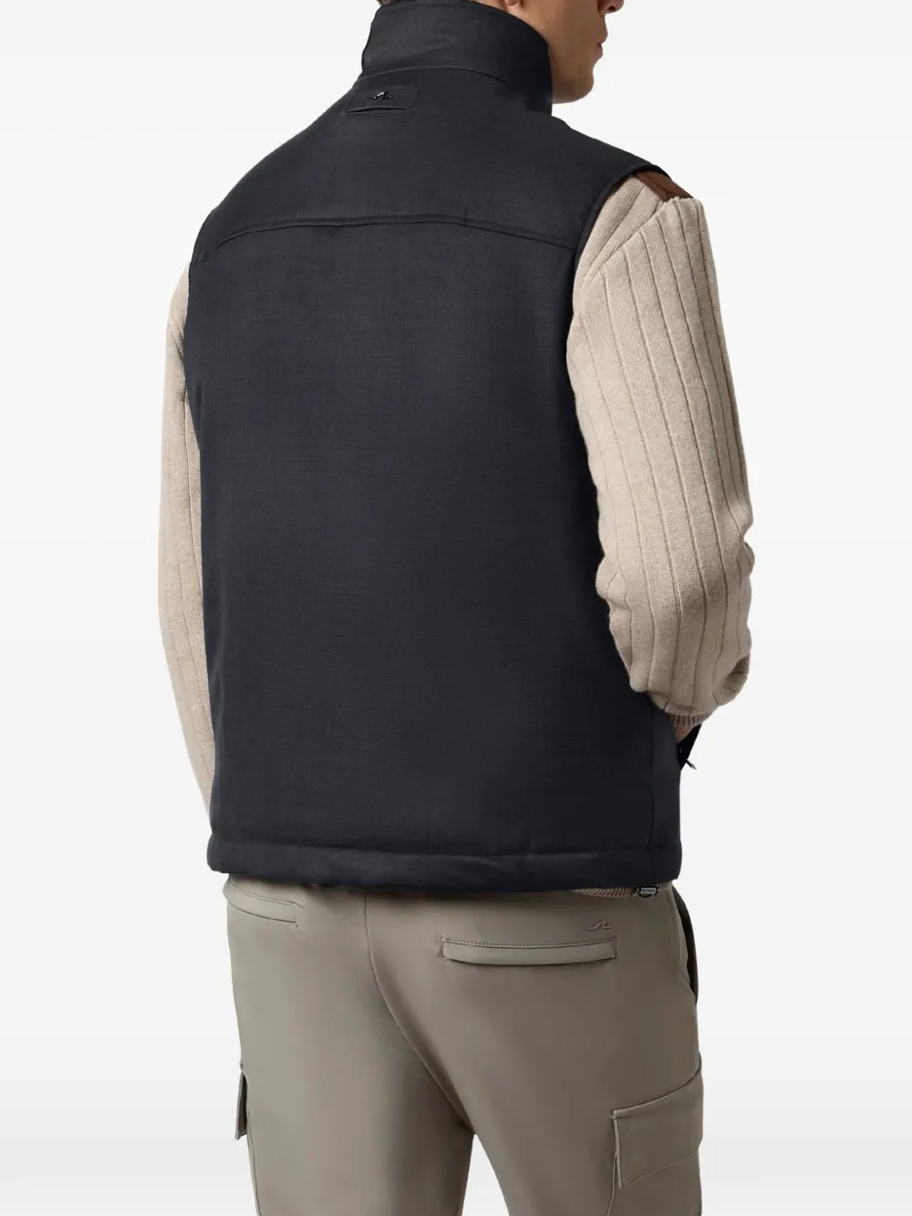 Paul & Shark Typhoon omkeerbare bodywarmer met rits Blauw