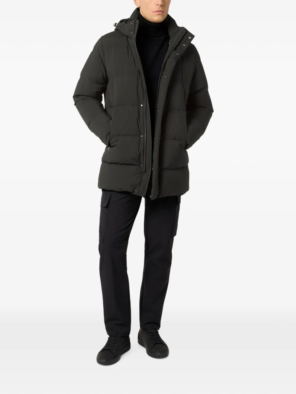 Paul & Shark Typhoon Platinum donsjack Zwart