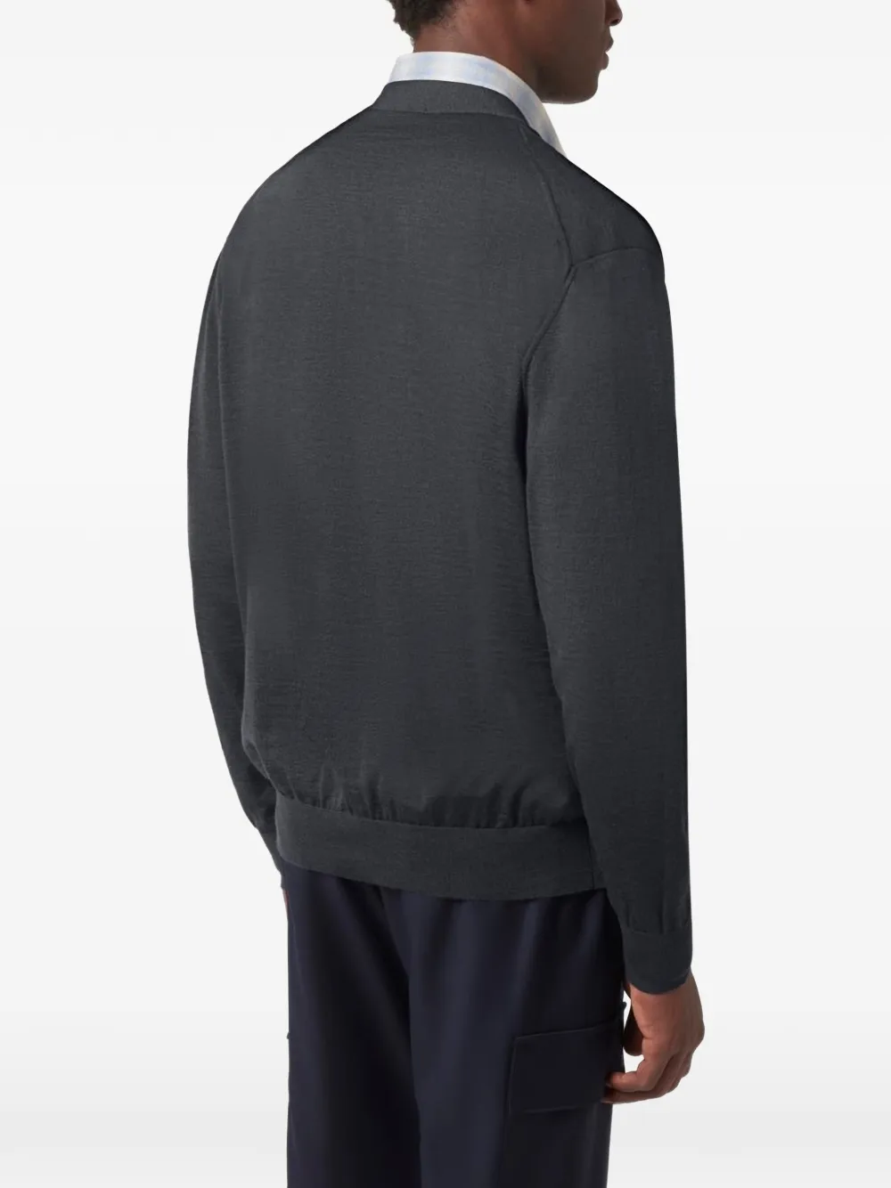 Paul & Shark Vest van merino wol Blauw