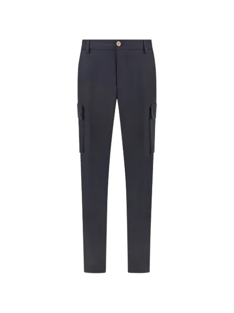 Paul & Shark Lucca virgin wool cargo straight-leg trousers