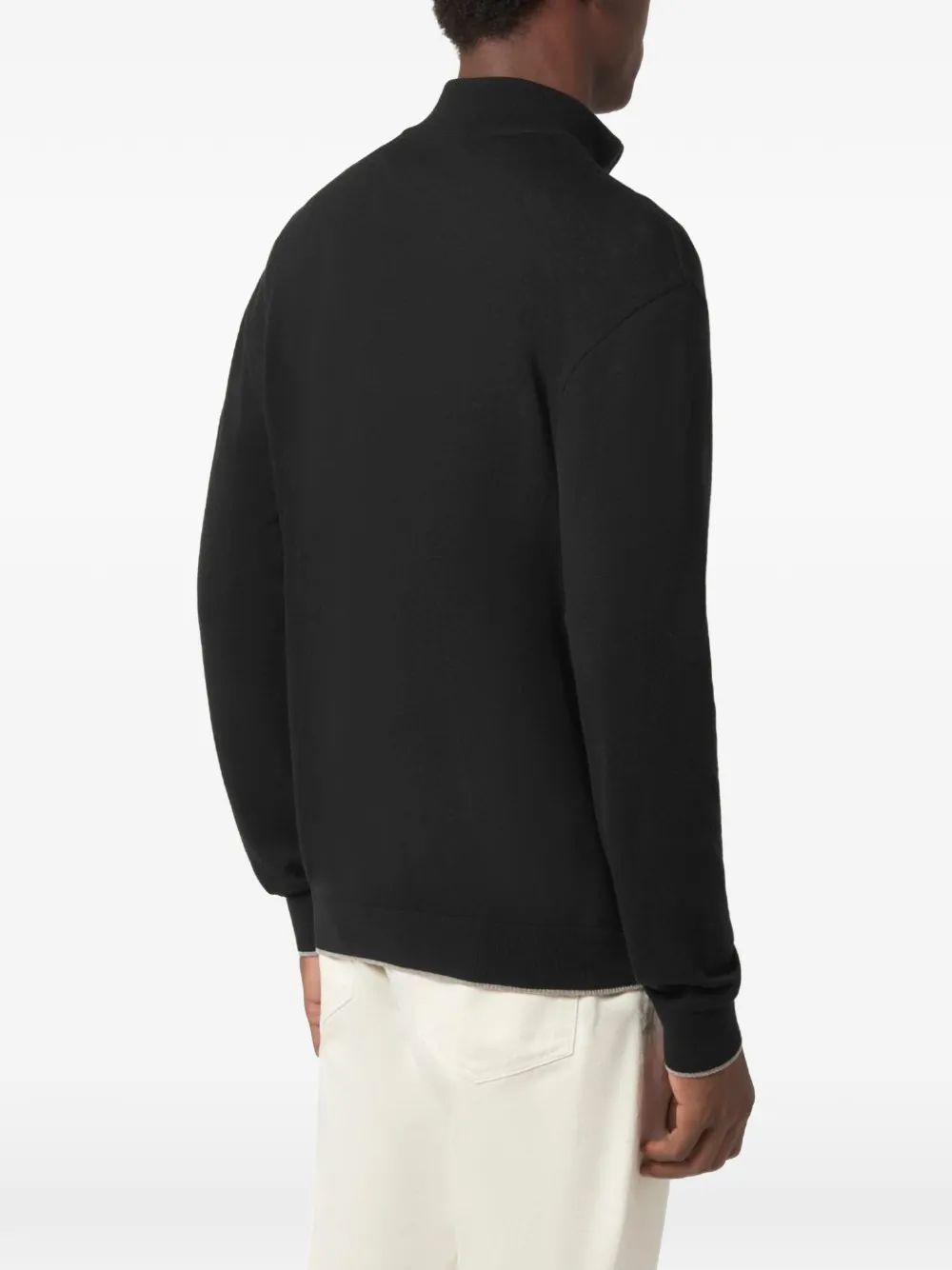 Paul & Shark Piuma half-zip sweater Zwart