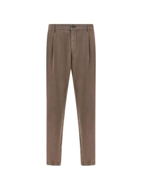 Paul & Shark X-Soft garment-dyed pleated trousers