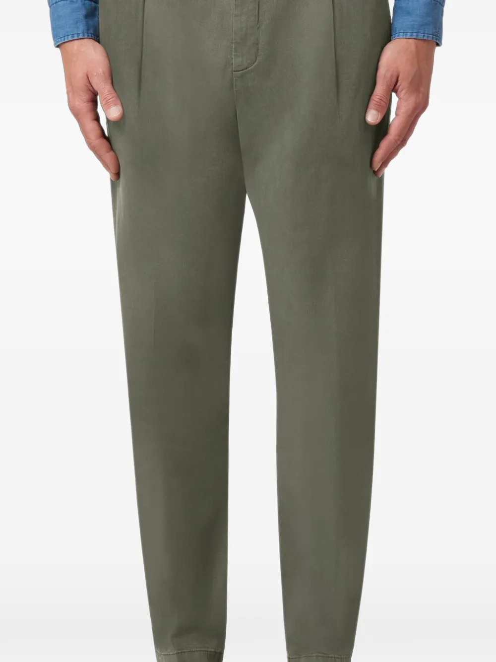 Paul & Shark X-Soft stukgeverfde chino Groen