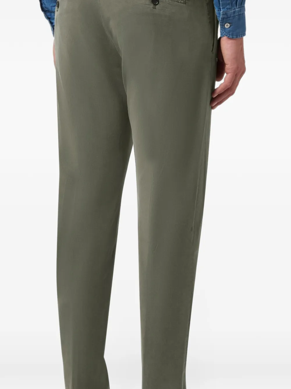 Paul & Shark X-Soft stukgeverfde chino Groen