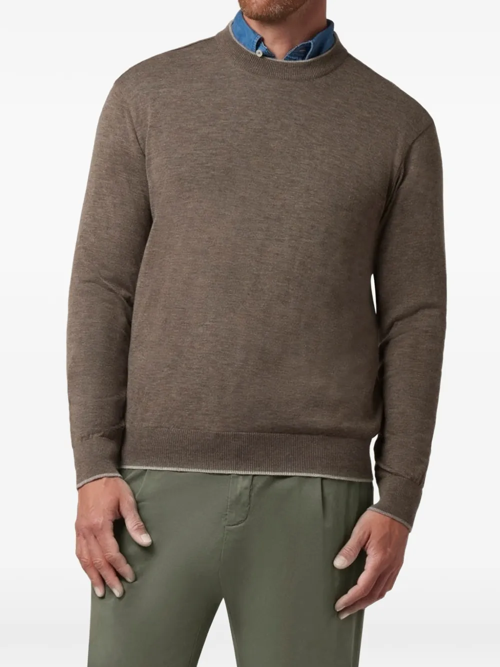 Paul & Shark X-Soft stukgeverfde chino Groen