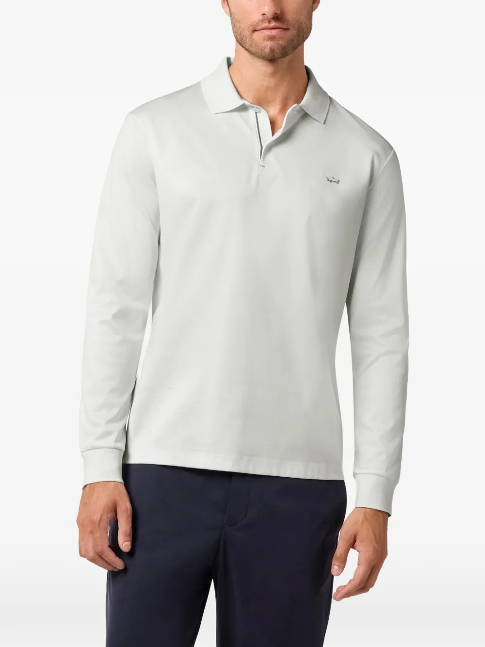 Paul & Shark Poloshirt met lange mouwen Wit