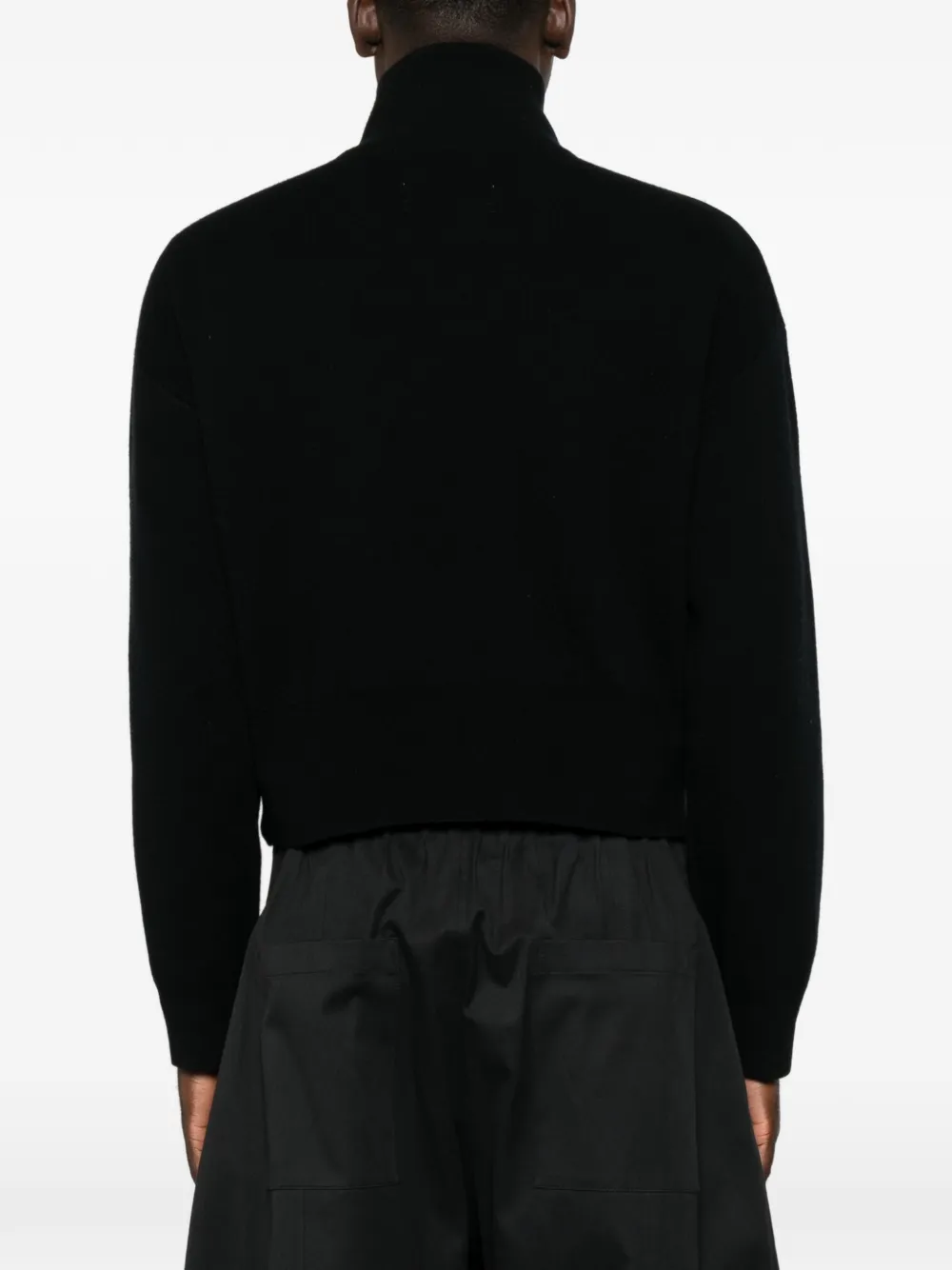 extreme cashmere Vest met rits Zwart