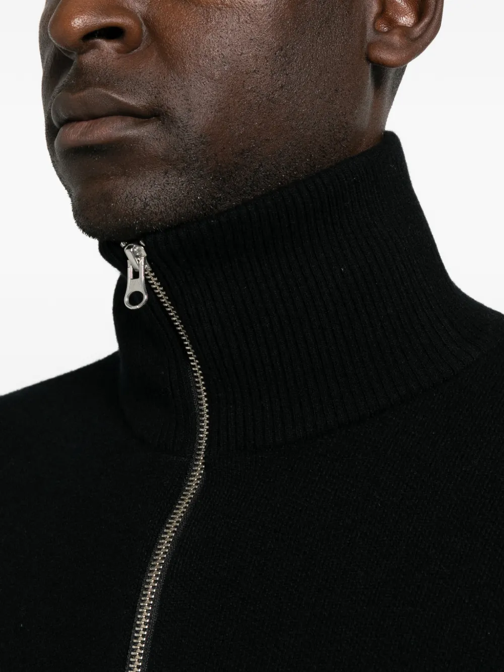 extreme cashmere Vest met rits Zwart