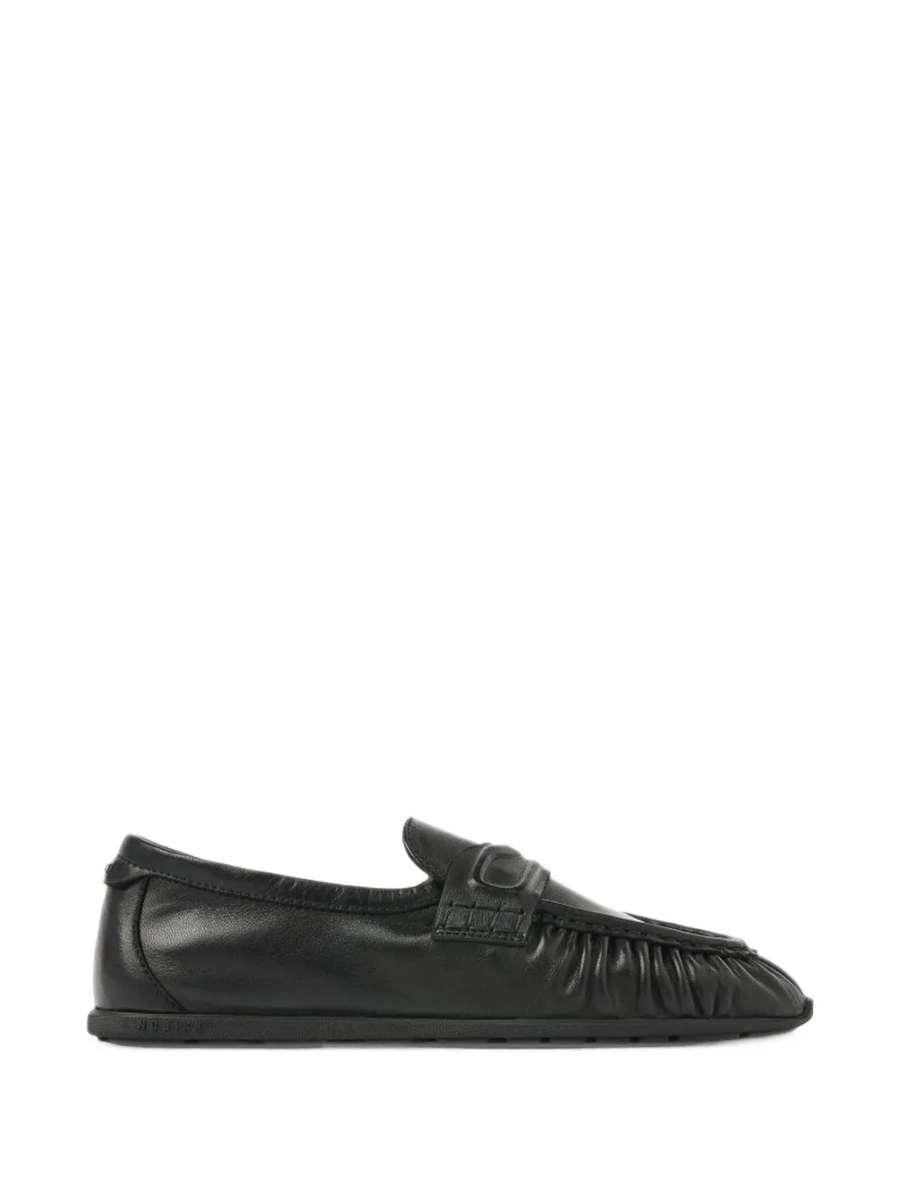 Nubikk Riley Mio ruched loafers - Nero