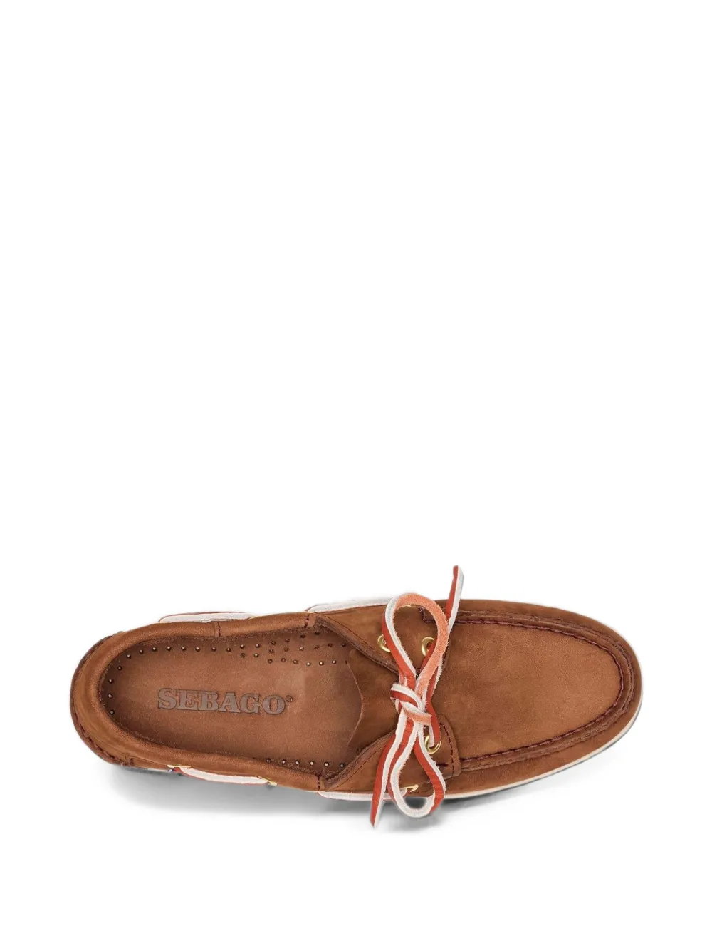 Sebago Docksides Portland nubuck loafers - Marrone
