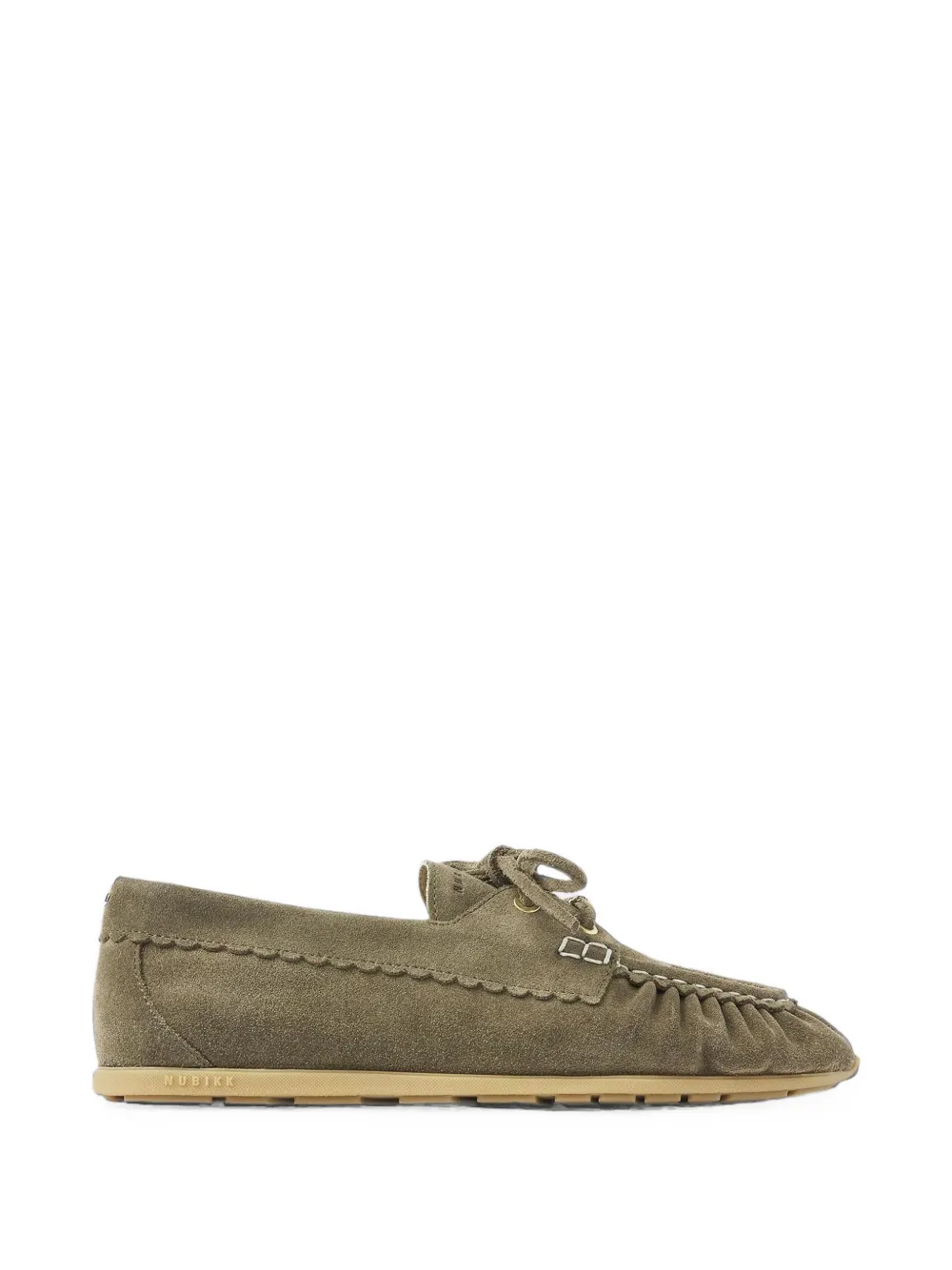 Nubikk Riley Jade lace-up loafers - Vert Nubikk Riley Jade lace-up loafers - Vert
