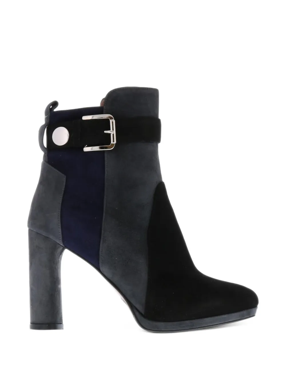 Albano two-tone buckled ankle boots - Gris Albano two-tone buckled ankle boots - Gris