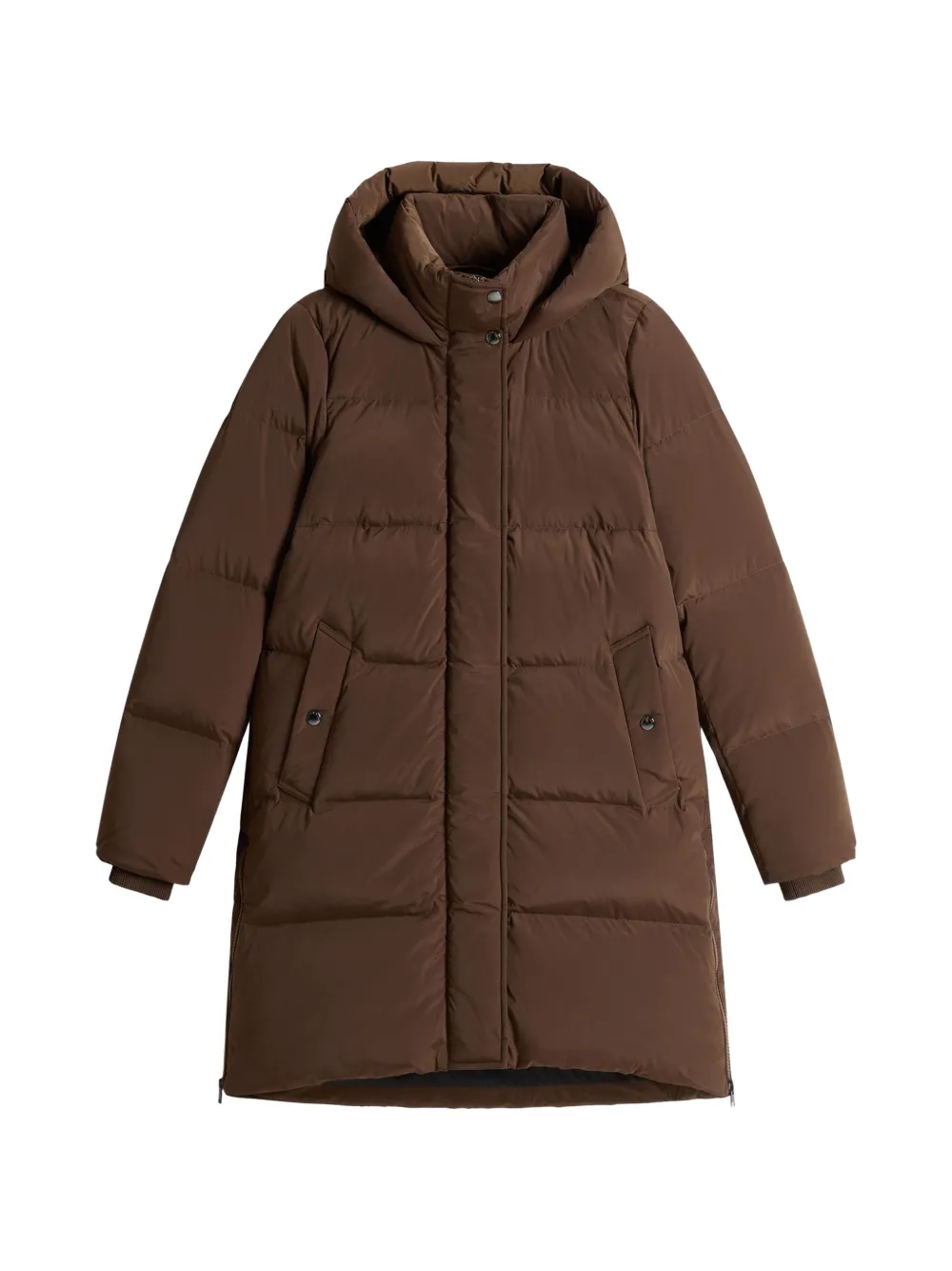Woolrich Kelly hooded quilted jacket Bruin