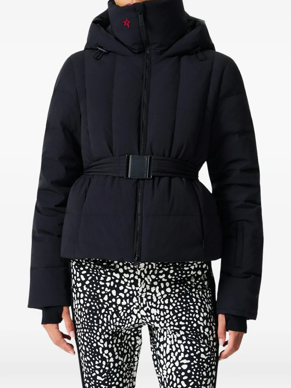 Perfect Moment classic waisted down ski jacket – Black