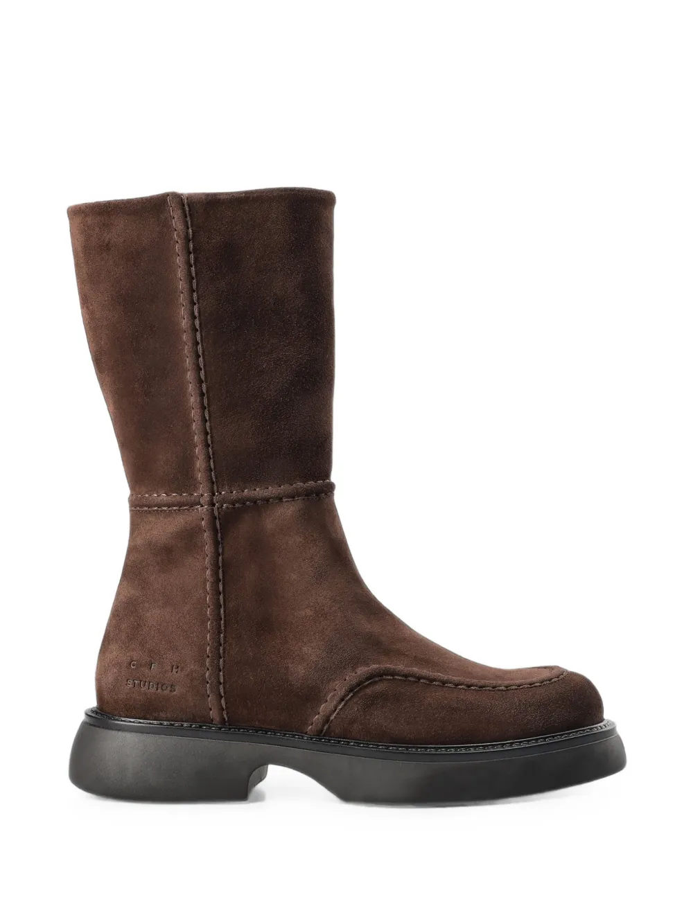 Copenhagen Studios Cph760 Suede Ankle Boots In Brown