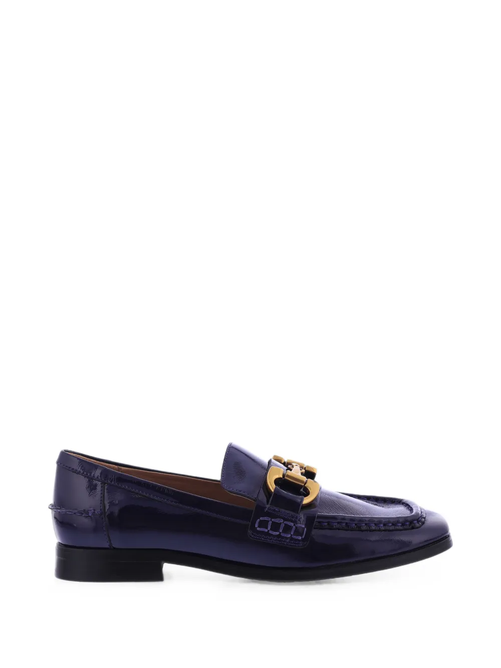 Bibi Lou Drew horsebit patent loafers - Violet Bibi Lou Drew horsebit patent loafers - Violet