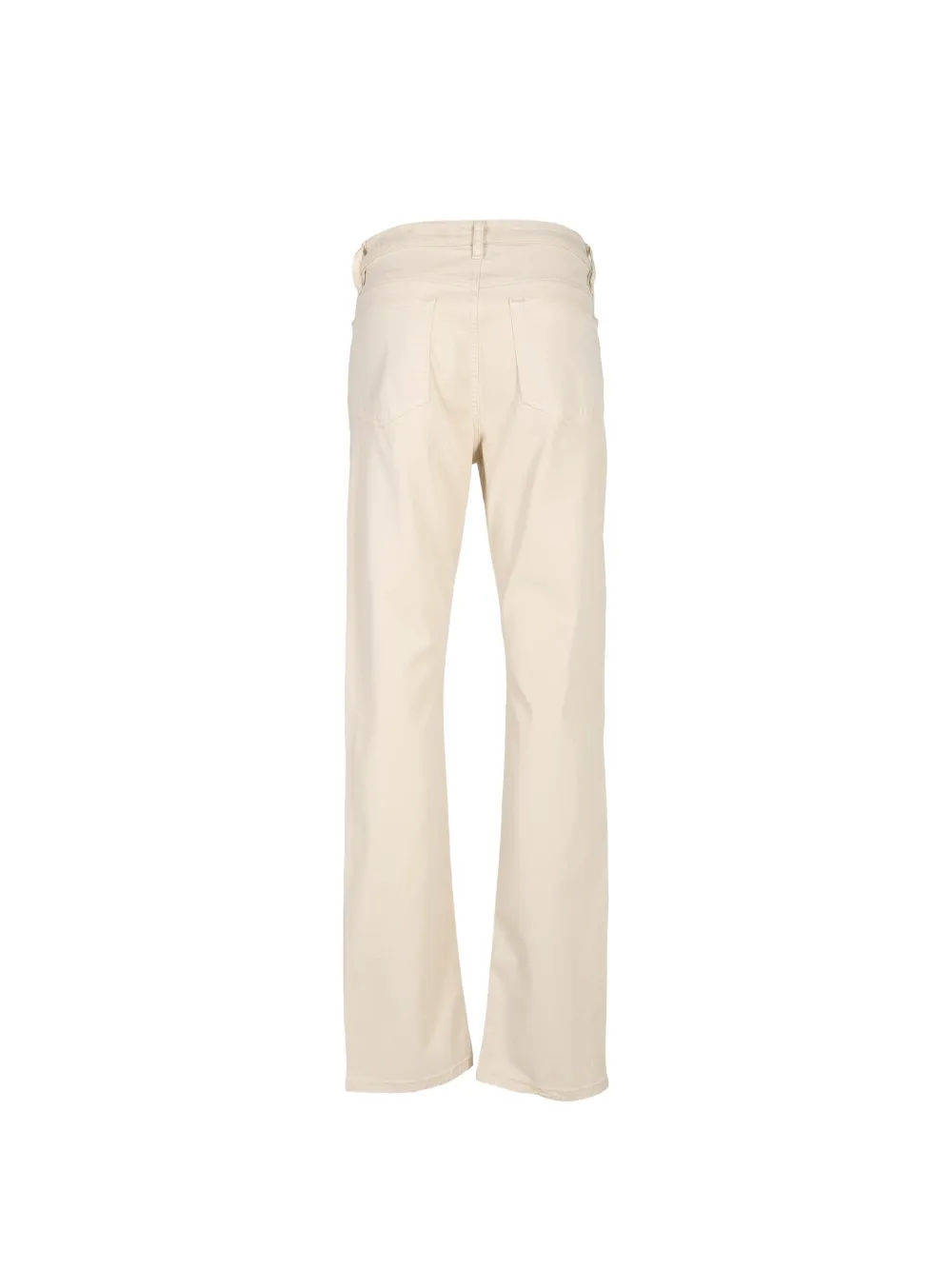 FRAME five-pocket straight-leg jeans Beige