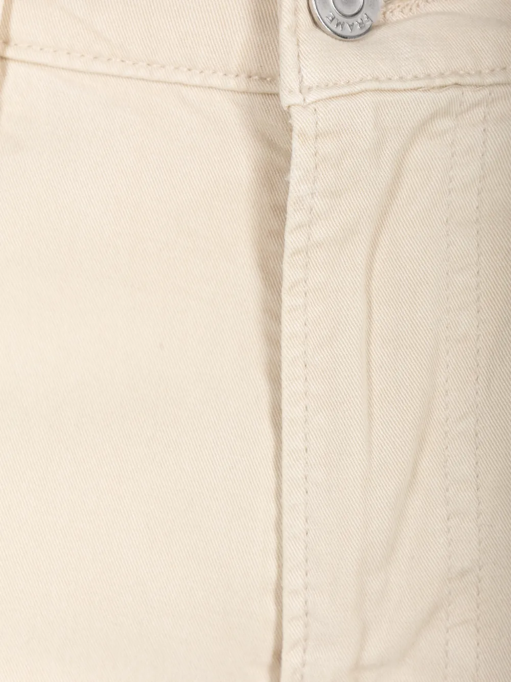 FRAME five-pocket straight-leg jeans Beige
