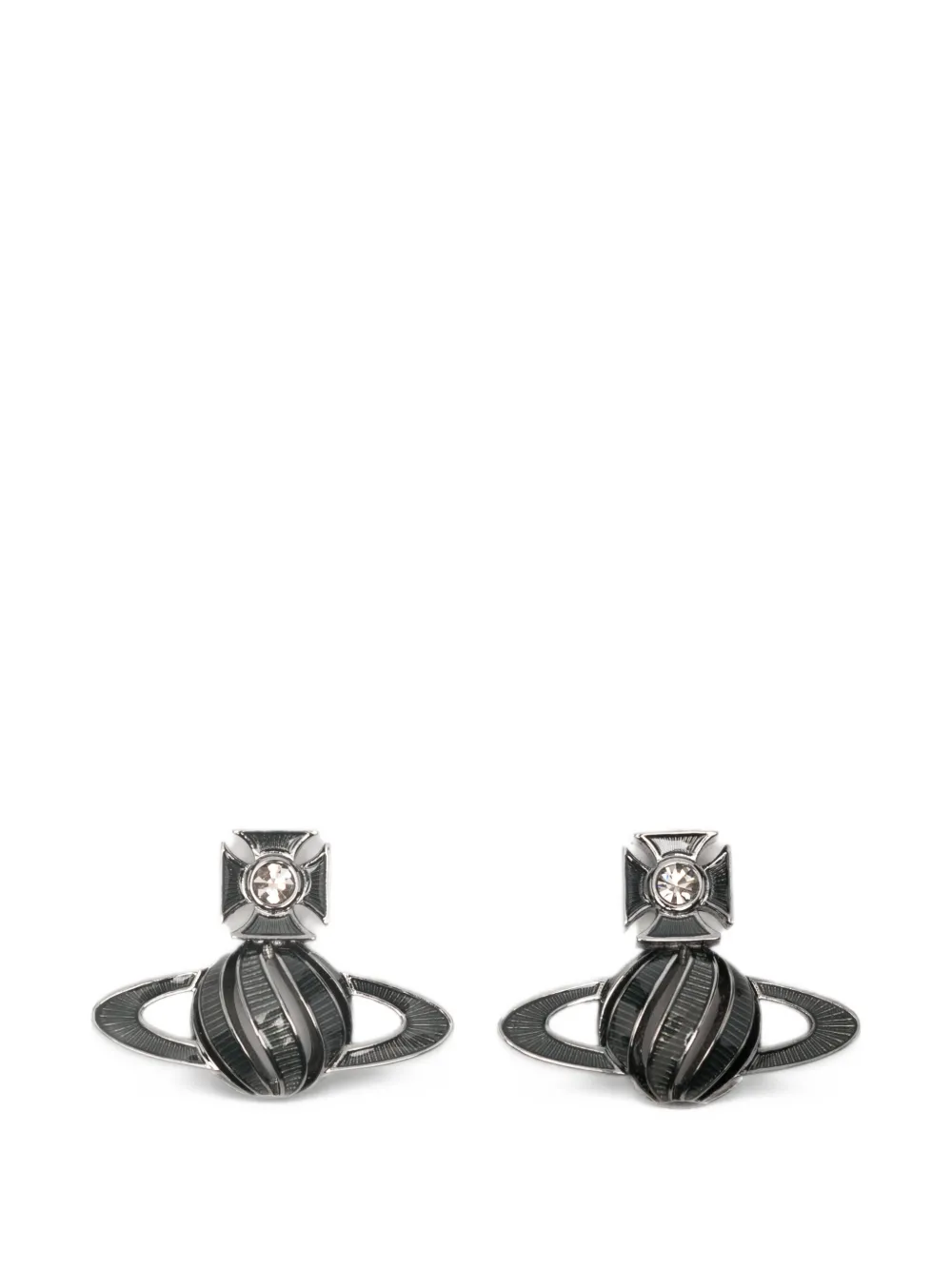 Vivienne Westwood Samira post-back earrings - Nero