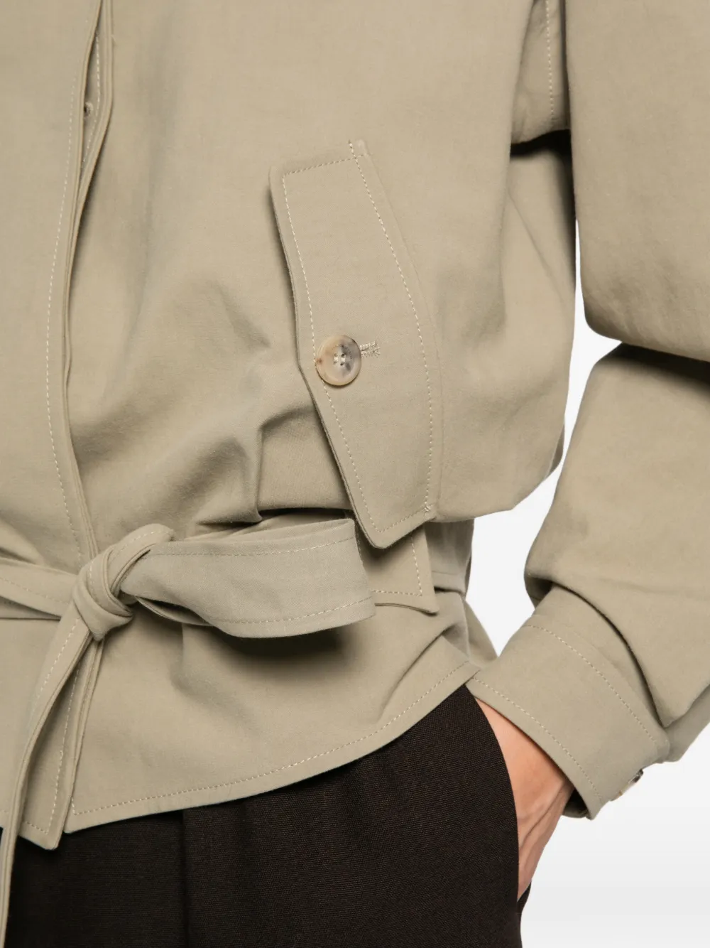 Magda Butrym Button-up jack Beige