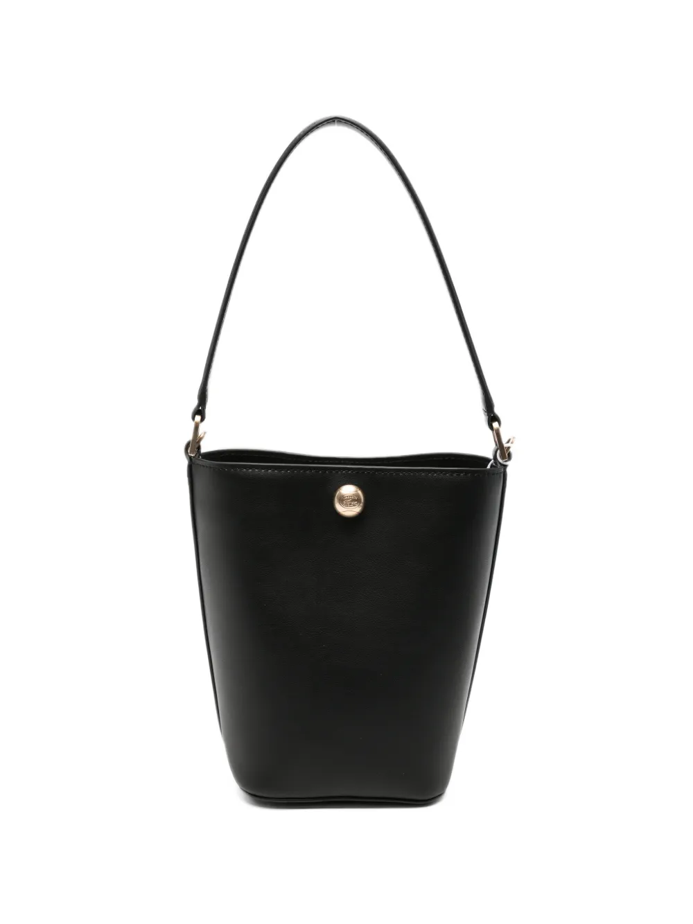 Lacoste logo-engraved bucket bag - Nero