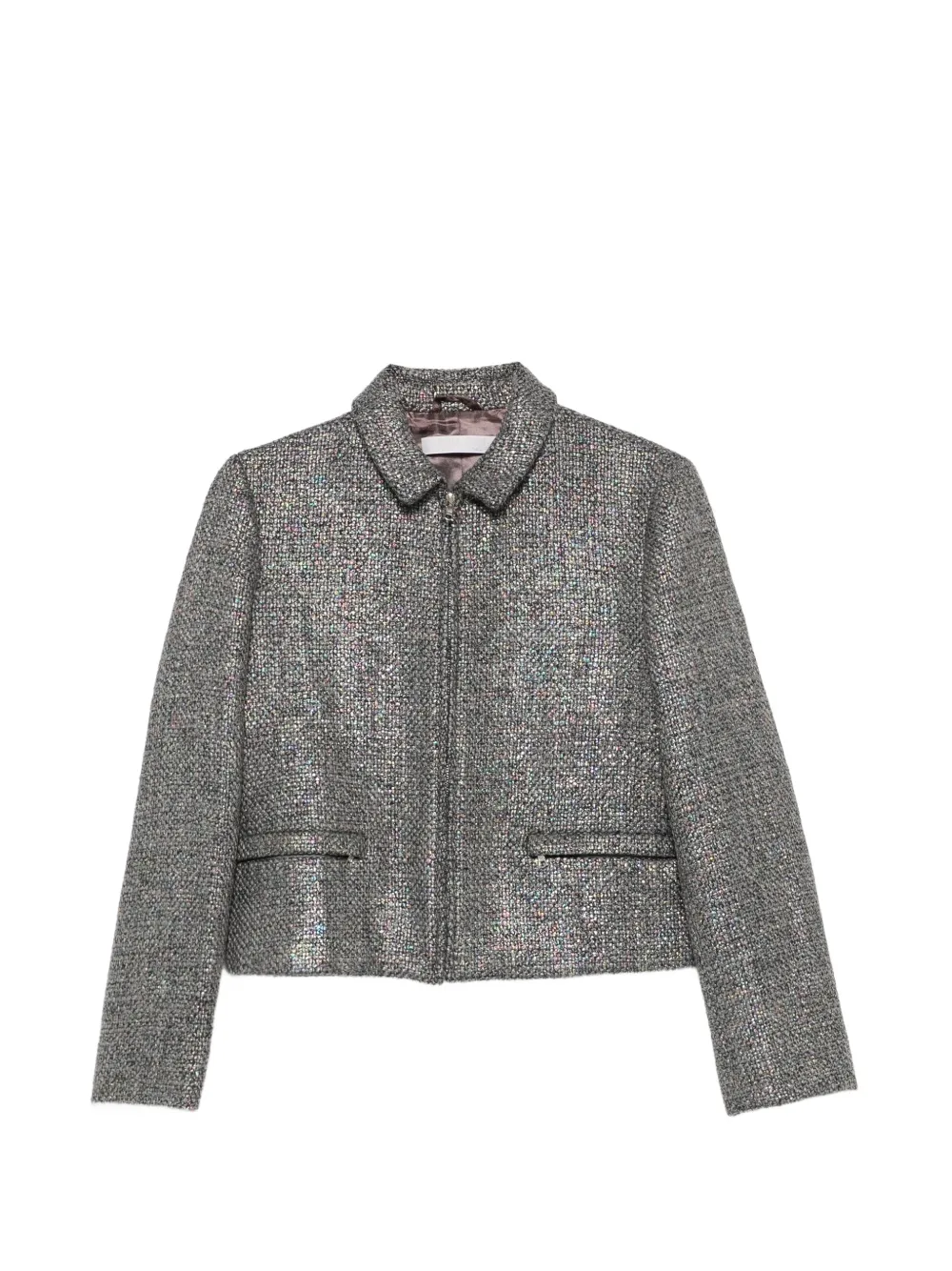 Miu Miu Pre-Owned veste zippée (années 2000) - Gris