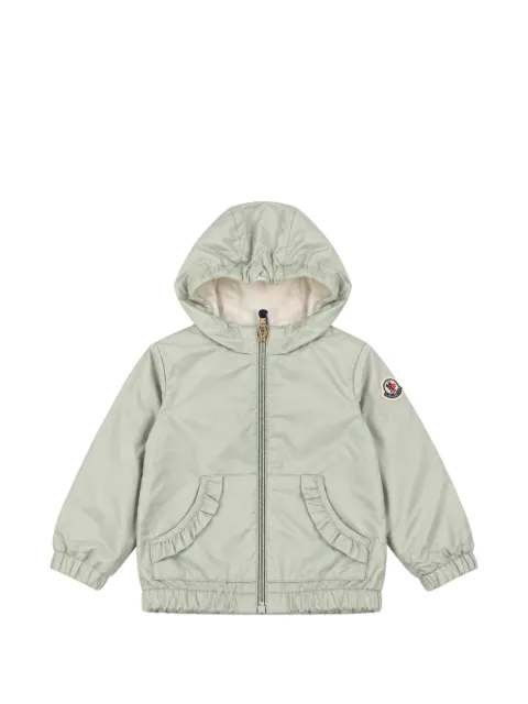 Moncler Enfant ruffled hooded jacket