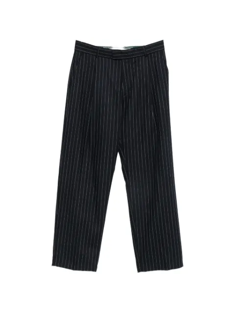 Drôle De Monsieur pinstripe-pattern pleated trousers