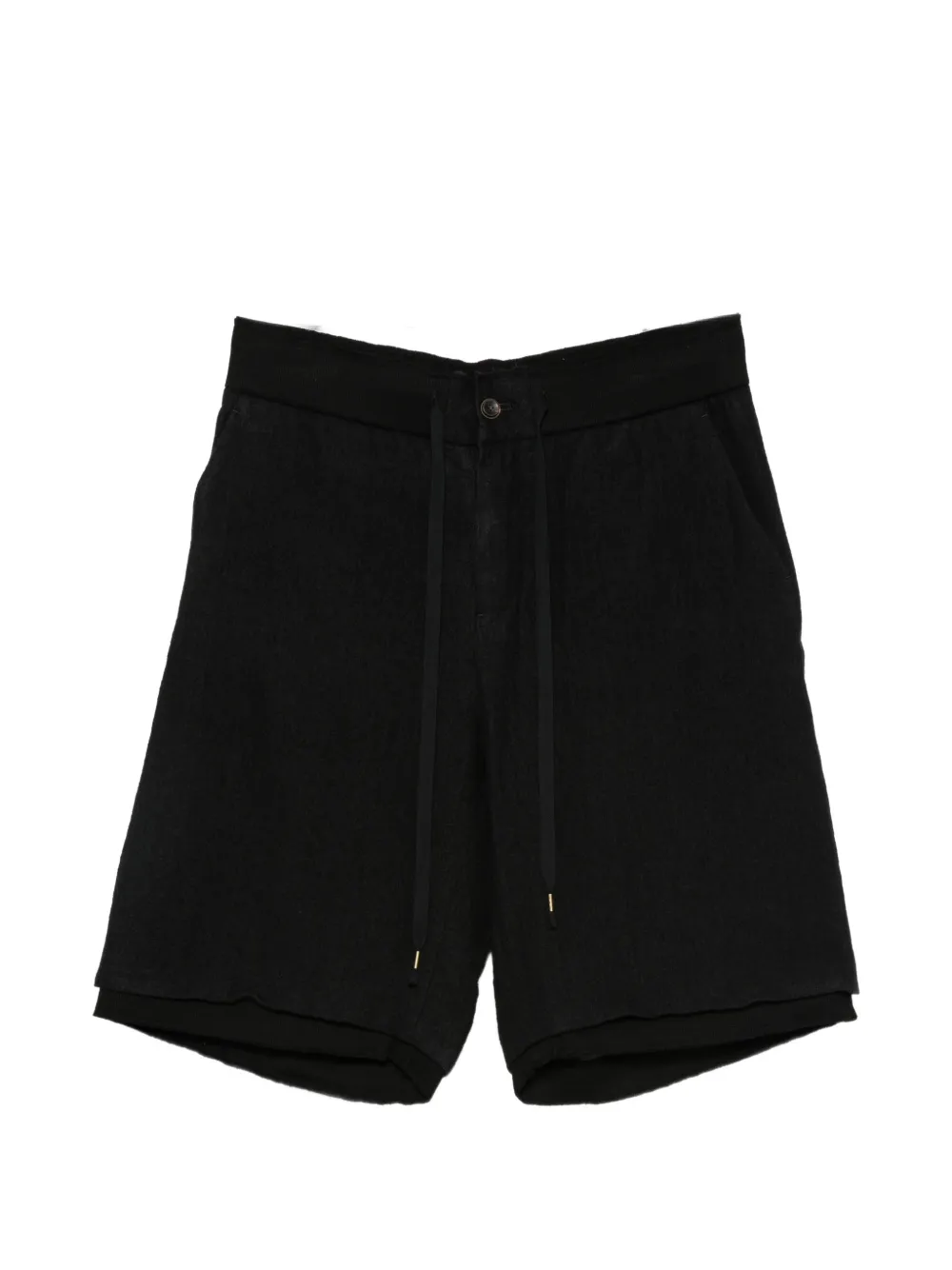 Individual Sentiments layered drawstring shorts | negro | Image 1