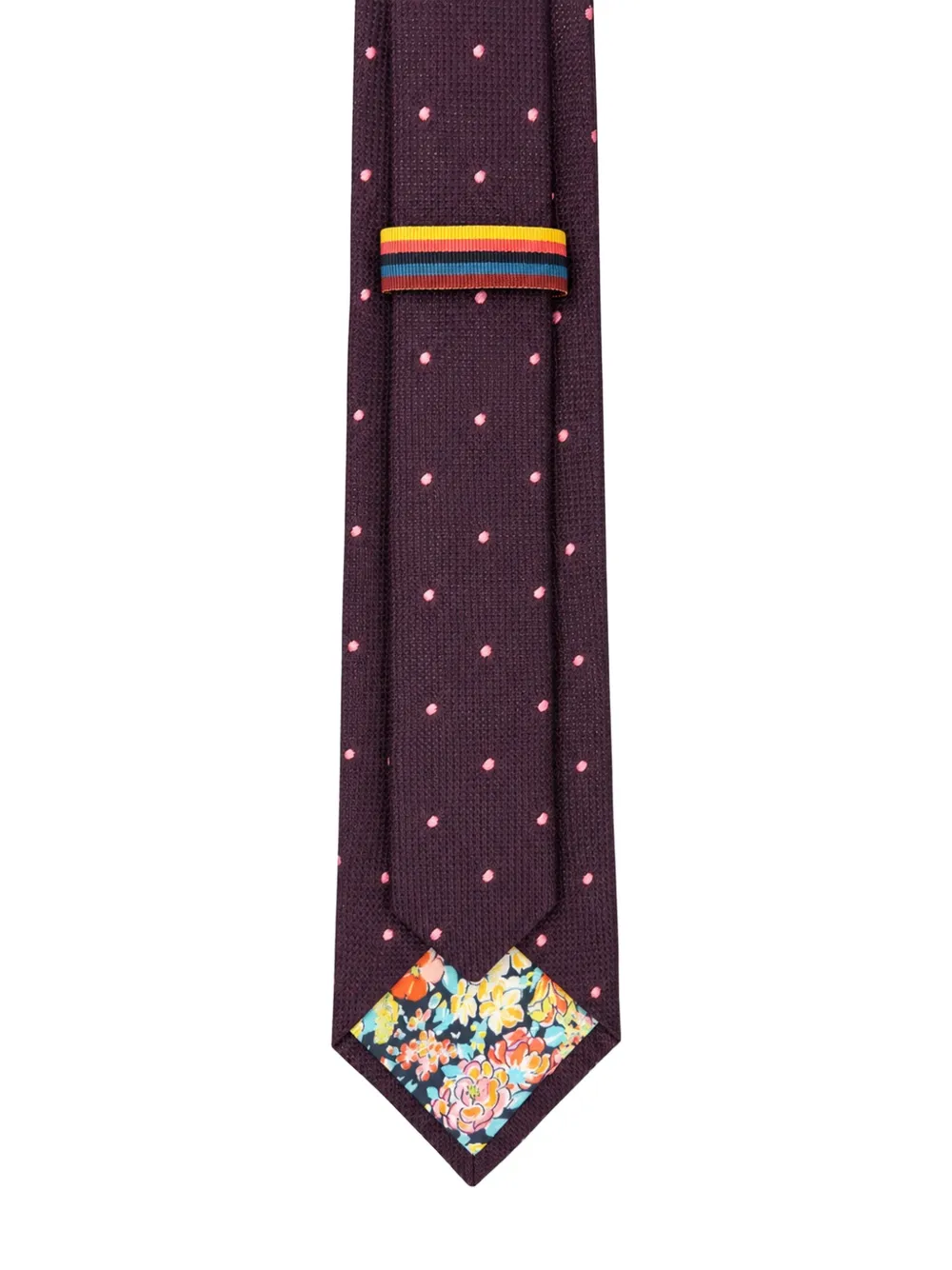Paul Smith Stropdas met stippen Paars