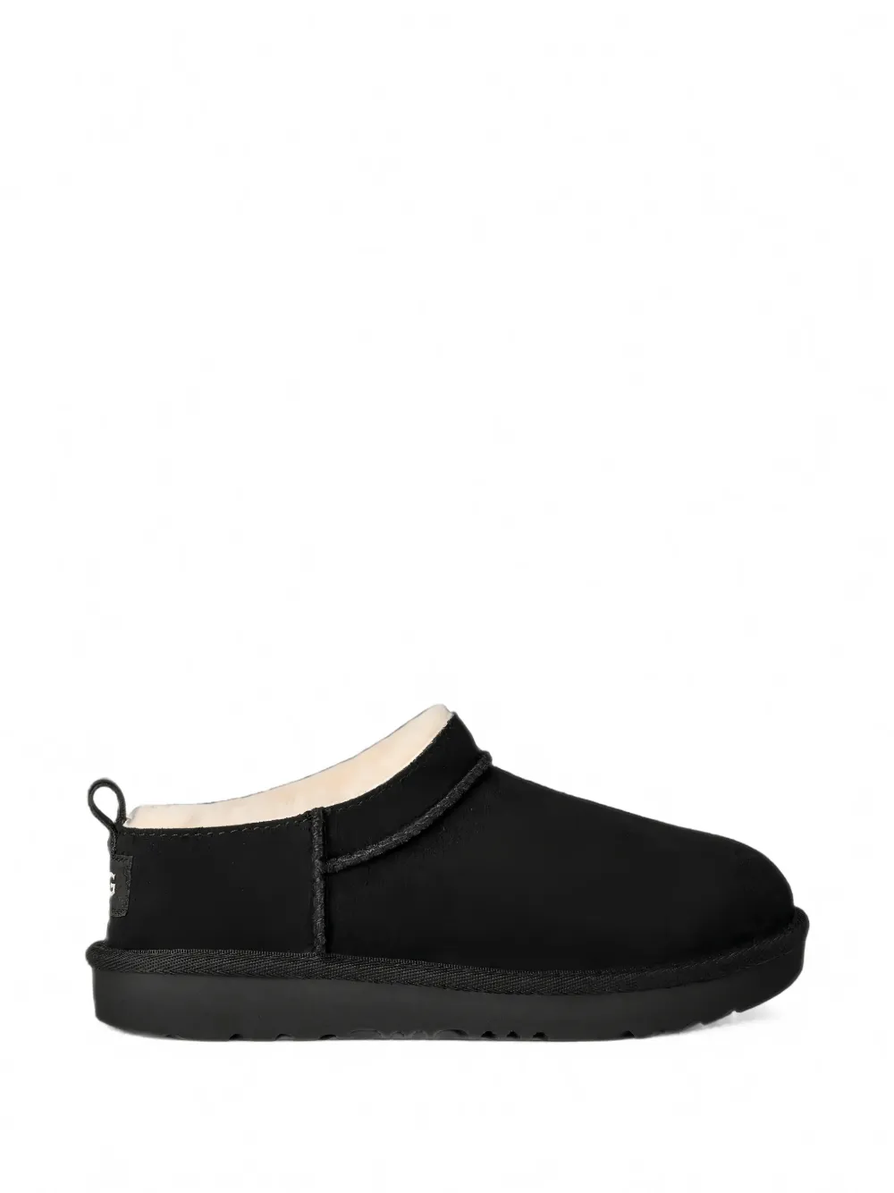 UGG Kids suede slip-on boots Zwart