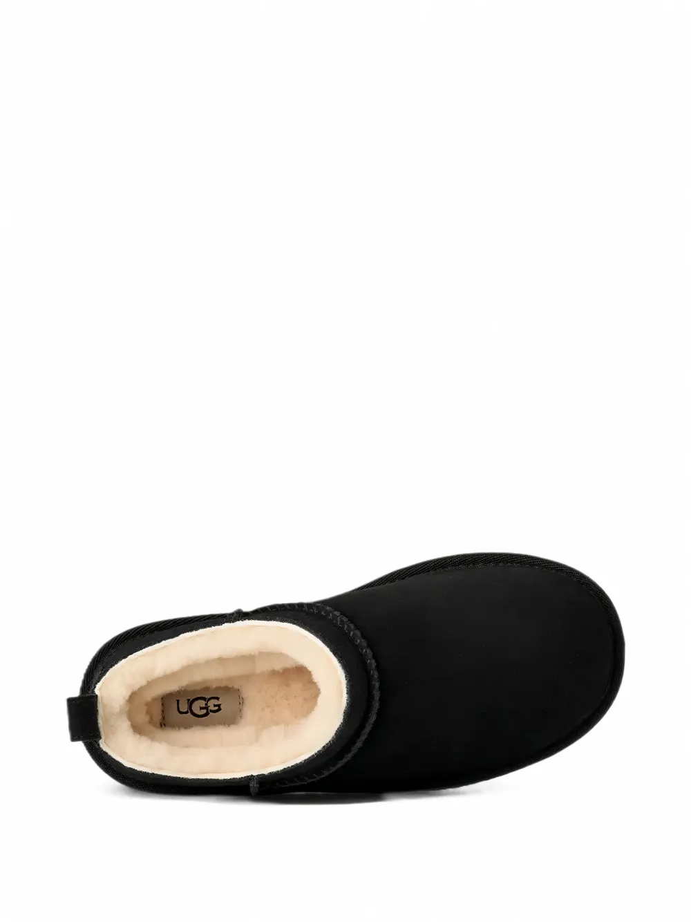 UGG Kids suede slip-on boots Zwart